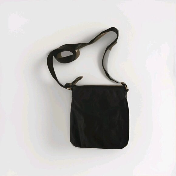 Tommy Hilfiger Women's Garden Classics Black Crossbody Messenger Nylon Purse Bag - Picture 2 of 9